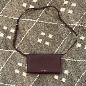 Kate Spade Burgundy Crossbody Bag